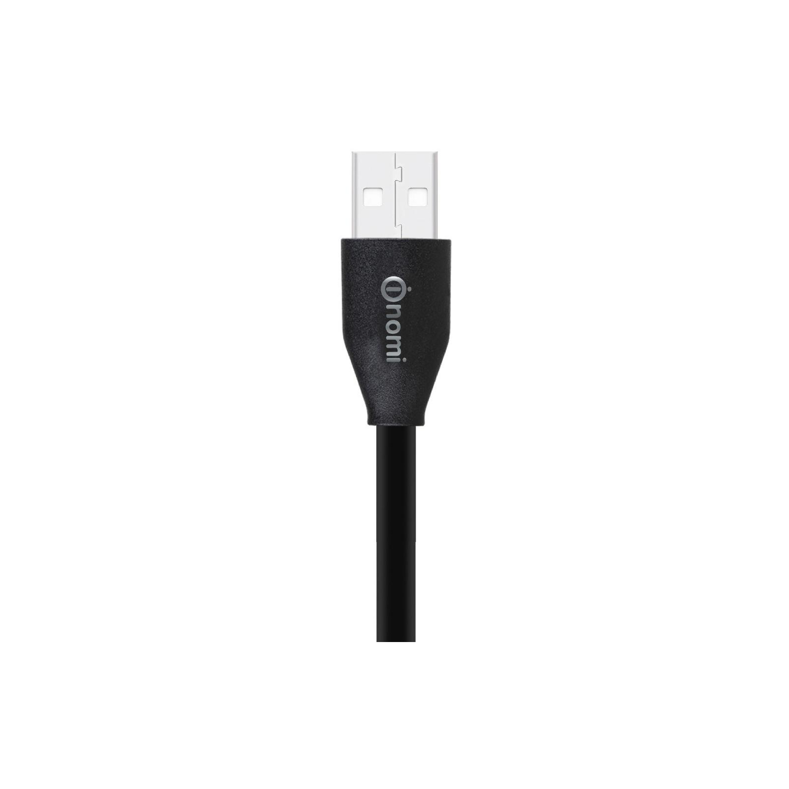 Дата кабель USB 2.0 AM to Lightning 1.5m DCF 15i Black Nomi (316199) изображение 3
