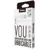 Дата кабель USB 2.0 AM to Apple 30pin 1.0m CK-13 White Inkax (F_62154) изображение 2