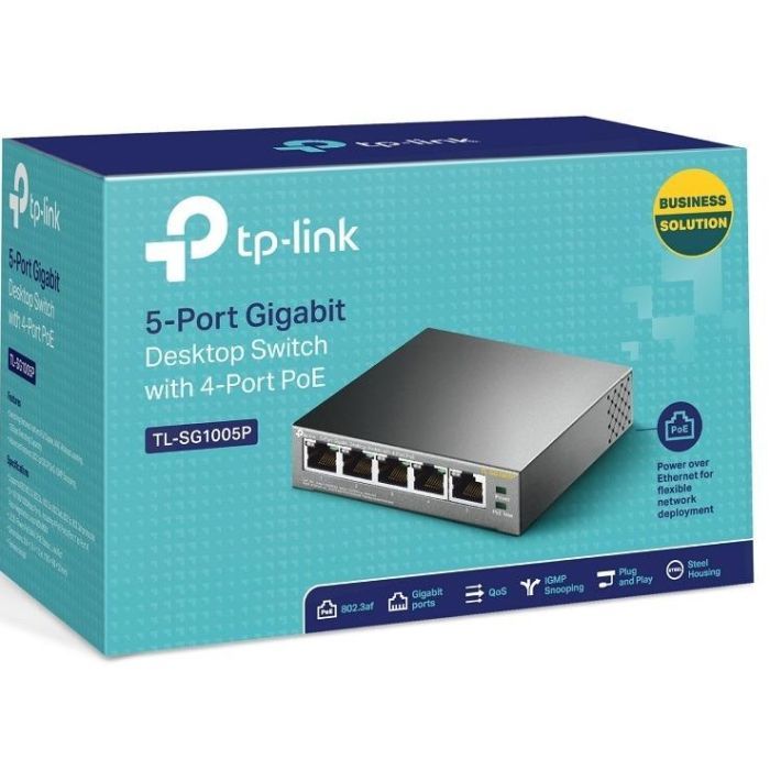 Коммутатор сетевой TP-Link TL-SG1005P изображение 4