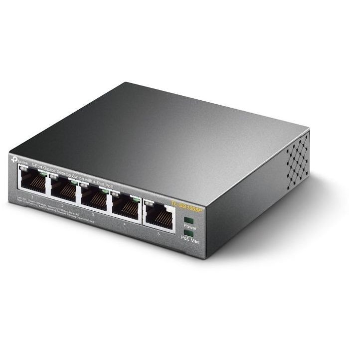 Коммутатор сетевой TP-Link TL-SG1005P изображение 5