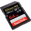 Карта пам'яті SanDisk 64GB SDXC class 10 V30 UHS-I U3 Extreme Pro (SDSDXXY-064G-GN4IN) зображення 2
