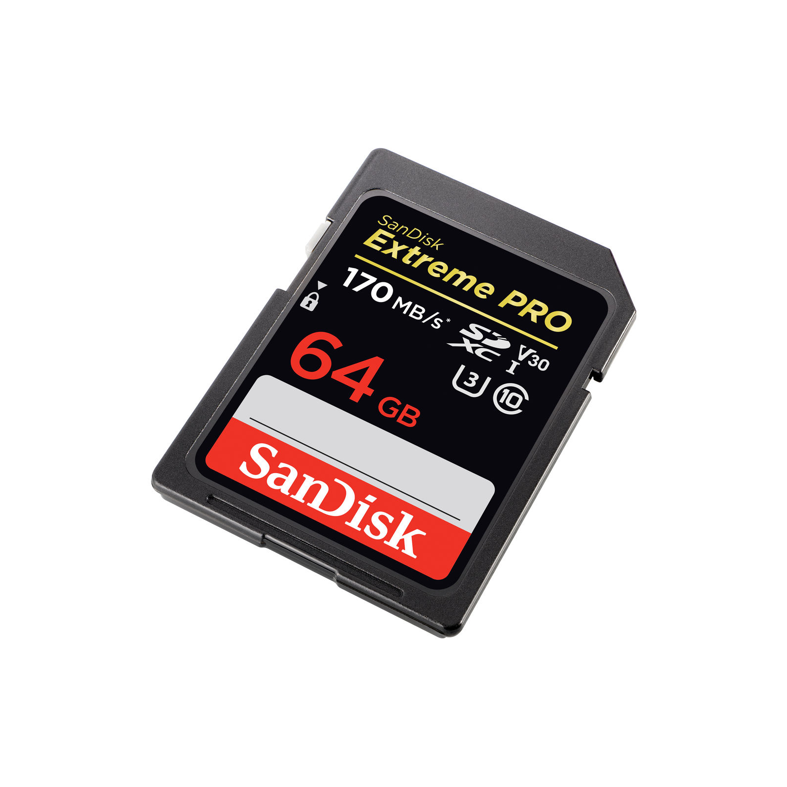 Карта пам'яті SanDisk 64GB SDXC class 10 V30 UHS-I U3 Extreme Pro (SDSDXXY-064G-GN4IN) зображення 3