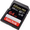 Карта пам'яті SanDisk 64GB SDXC class 10 V30 UHS-I U3 Extreme Pro (SDSDXXY-064G-GN4IN) зображення 3