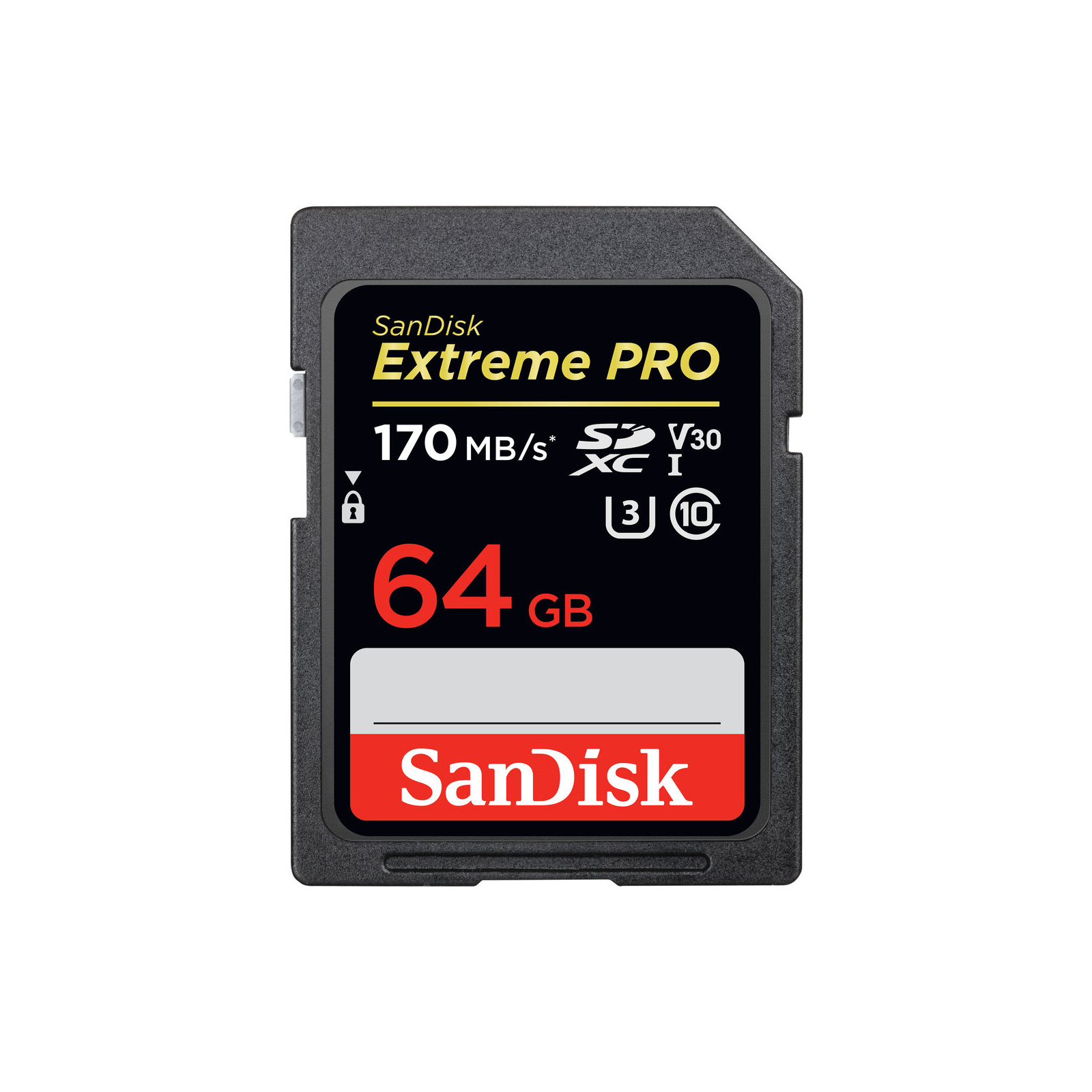Карта памяти SanDisk 64GB SDXC class 10 V30 UHS-I U3 Extreme Pro (SDSDXXY-064G-GN4IN)