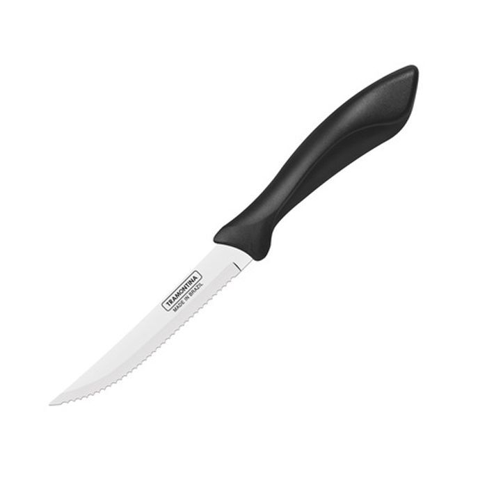 Кухонный нож Tramontina Affilata Steak 127 мм Black (23651/105)