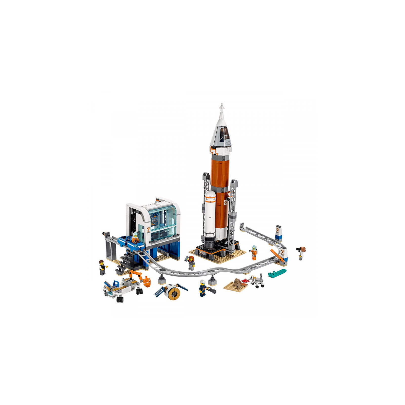 Конструктор LEGO City Космическая ракета и пункт управления запуском 837 дет (60228) изображение 3