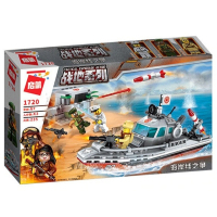 Конструктор Brick Военный катер (1720)
