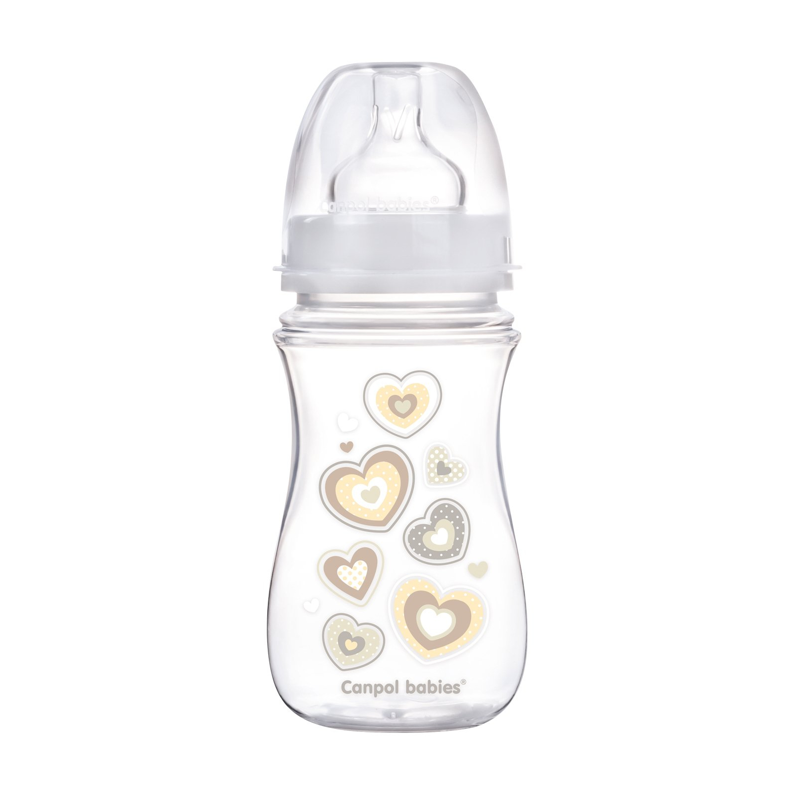 Бутылочка для кормления Canpol babies антиколиковая EasyStart Newborn baby с широк.отверст. 240 мл (35/217_blu)