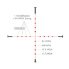 Оптичний приціл Hawke Vantage IR 2-7x32 AO (Mil Dot IR R/G) (14211) зображення 3