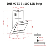 Вытяжка кухонная Perfelli DNS 9723 B 1100 BL LED Strip изображение 7