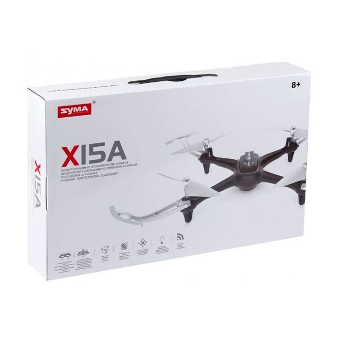 Радиоуправляемая игрушка Syma Квадрокоптер с 2.4 ГГц 29 см Black (X15A_black) изображение 2