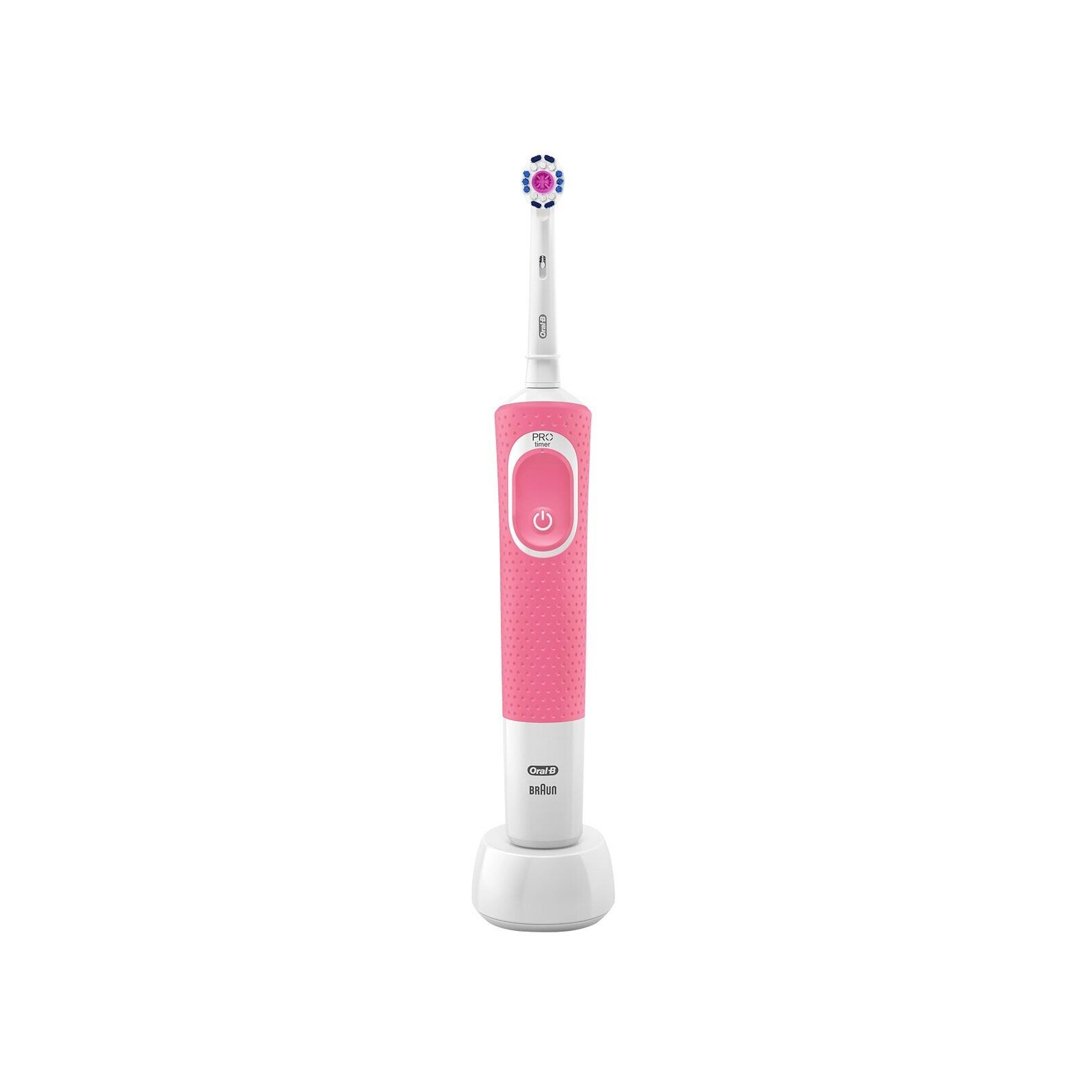 Електрична зубна щітка Braun D100.413.1 (Oral-B Vitality PRO 3D White Pink)