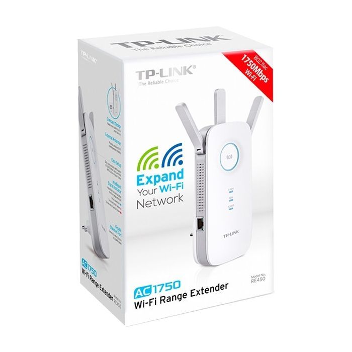Ретранслятор TP-Link RE450 AC1750, 1хGE LAN (RE450) зображення 4