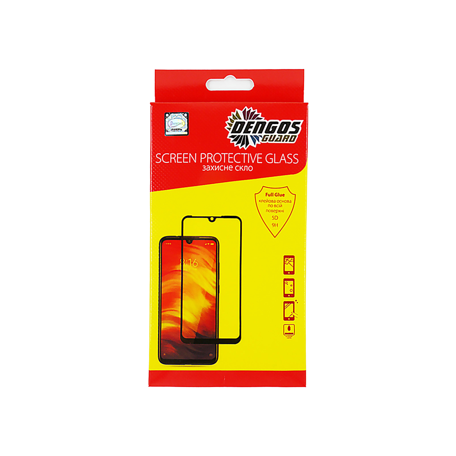 Стекло защитное Dengos Xiaomi Redmi 8/8A (black) Full Glue (TGFG-88)