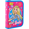 Пенал 1 вересня Barbie твердий одинарний з двома клапанами (532196)