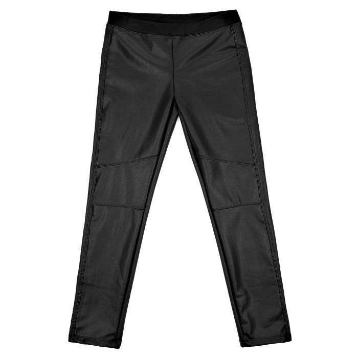 Штаны детские Lovetti экокожа (5615-170G-black)