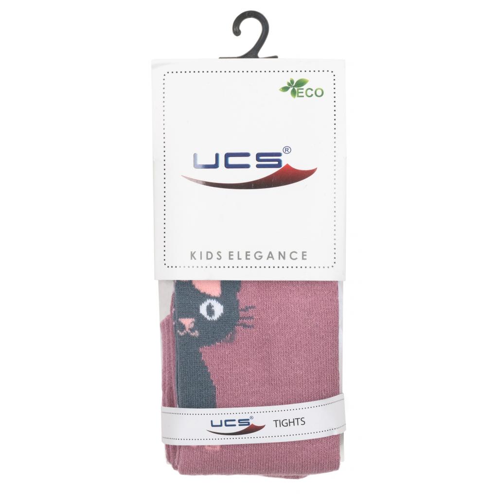 Колготки UCS Socks з котиком (M0C0301-2114-3G-pink) зображення 2
