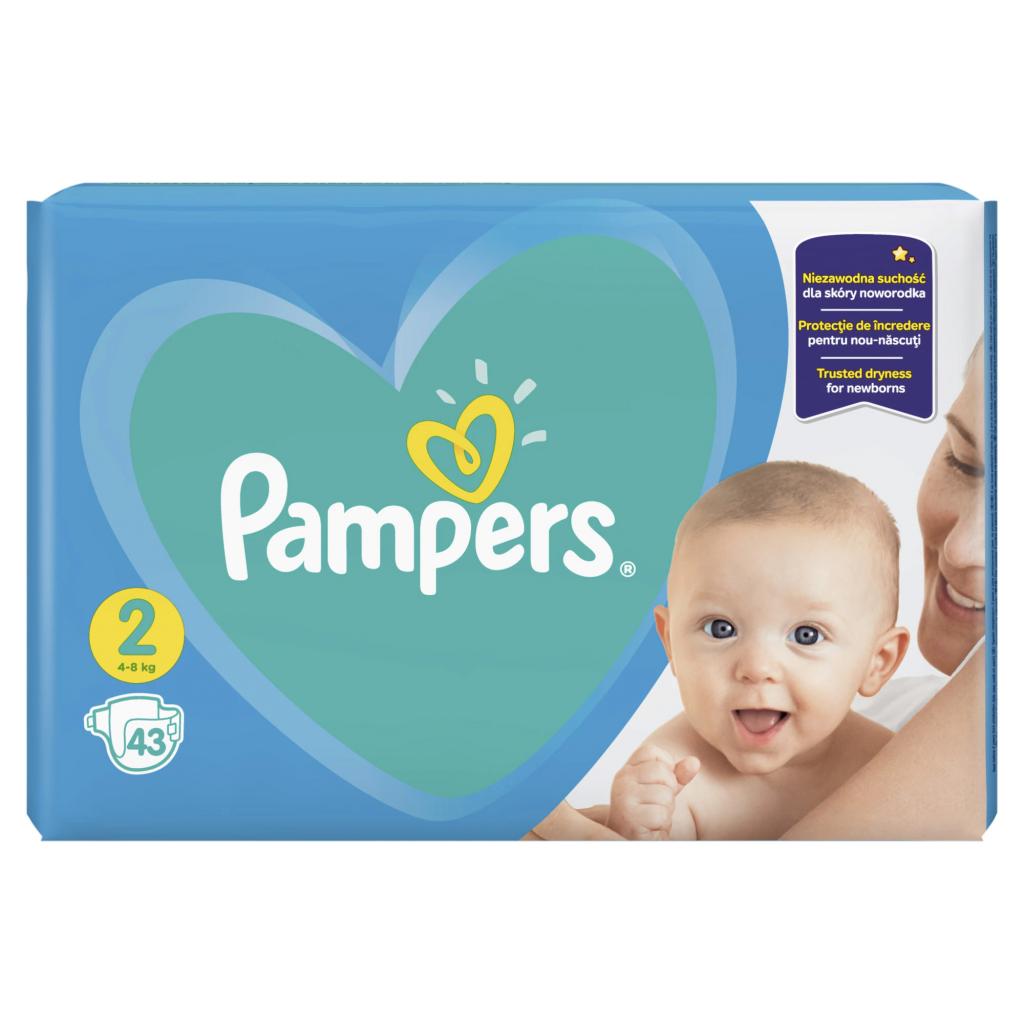 Підгузки Pampers New Baby Mini Розмір 2 (4-8 кг) 144 шт (8001090950772) зображення 3