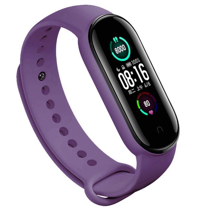Ремешок для фитнес браслета BeCover Silicone для Xiaomi Mi Smart Band 5 Red (705071)