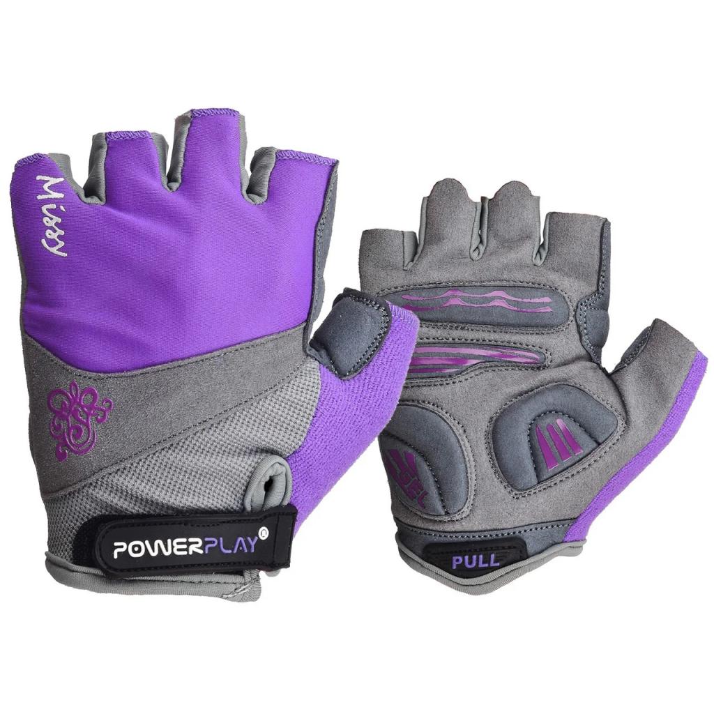 Велорукавиці PowerPlay Women 5277 Purple XS (5277A_XS_Purple)