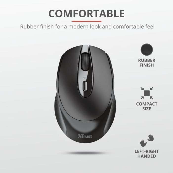 Мышка Trust Zaya Rechargeable Wireless Black (23809) изображение 8