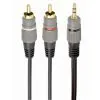Кабель мультимедійний 3.5mm M to 2xRCA M 1.5m Cablexpert (CCA-352-1.5M)