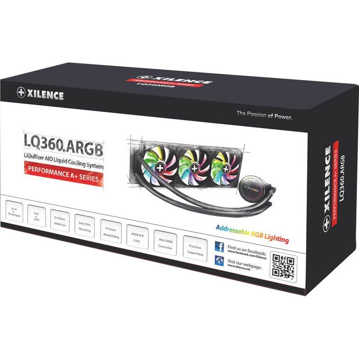 Система жидкостного охлаждения Xilence LiQuRizer 360ARGB (XC980) изображение 4