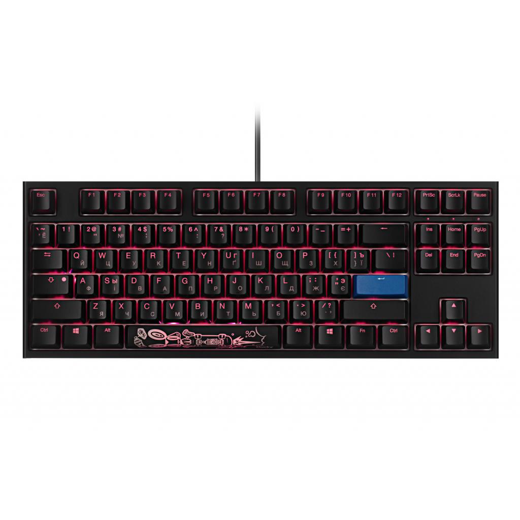 Клавіатура Ducky One 2 TKL Cherry Red RGB Black-White (DKON1787ST-RURALAZT1) зображення 3