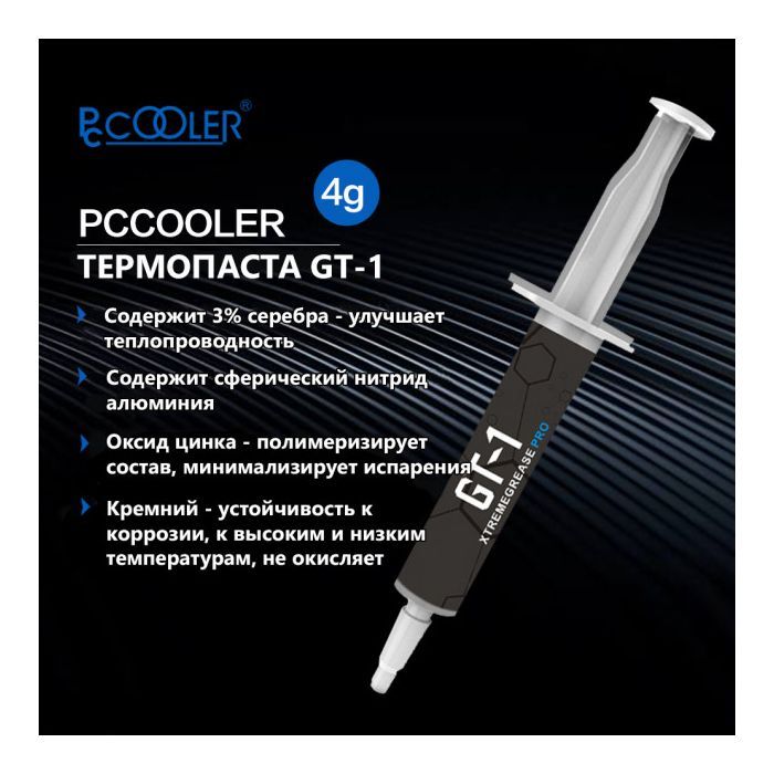 Термопаста PcCooler GT-1 4g изображение 4
