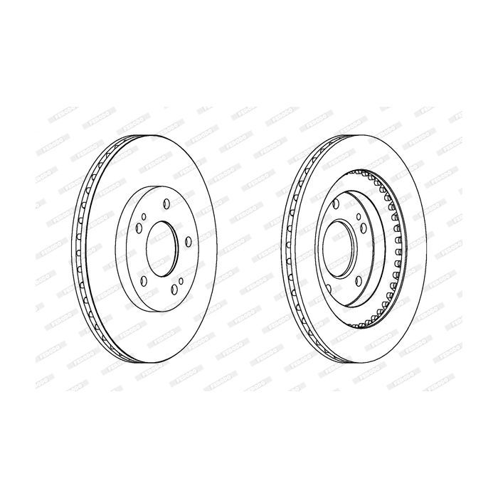 Тормозной диск FERODO DDF1399