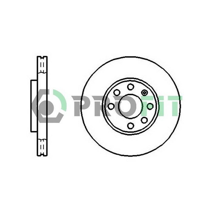 Тормозной диск Profit 5010-1041