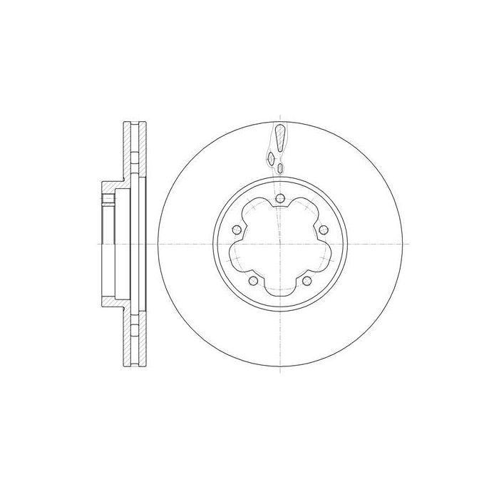 Гальмівний диск REMSA 61460.10
