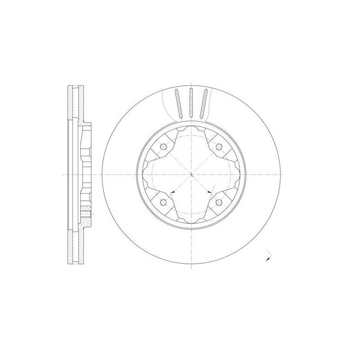 Тормозной диск REMSA 6205.10