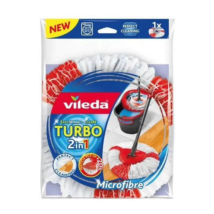 Насадка змінна для швабри Vileda EasyWring & Clean Turbo Classic (4023103156487)