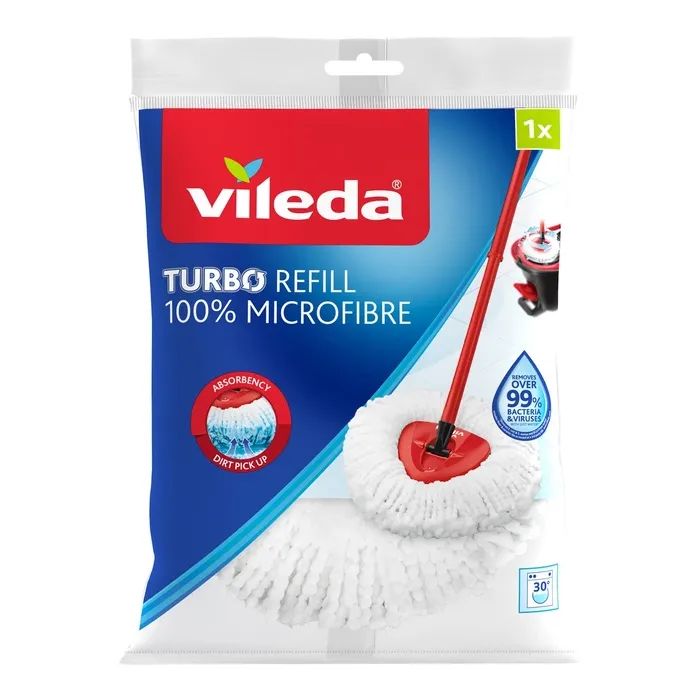 Насадка сменная для швабры Vileda EasyWring & Clean Turbo Classic (4023103156487) изображение 2