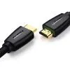 Кабель мультимедійний HDMI M to HDMI M 1.5m nylon braid black Ugreen (40409) зображення 2