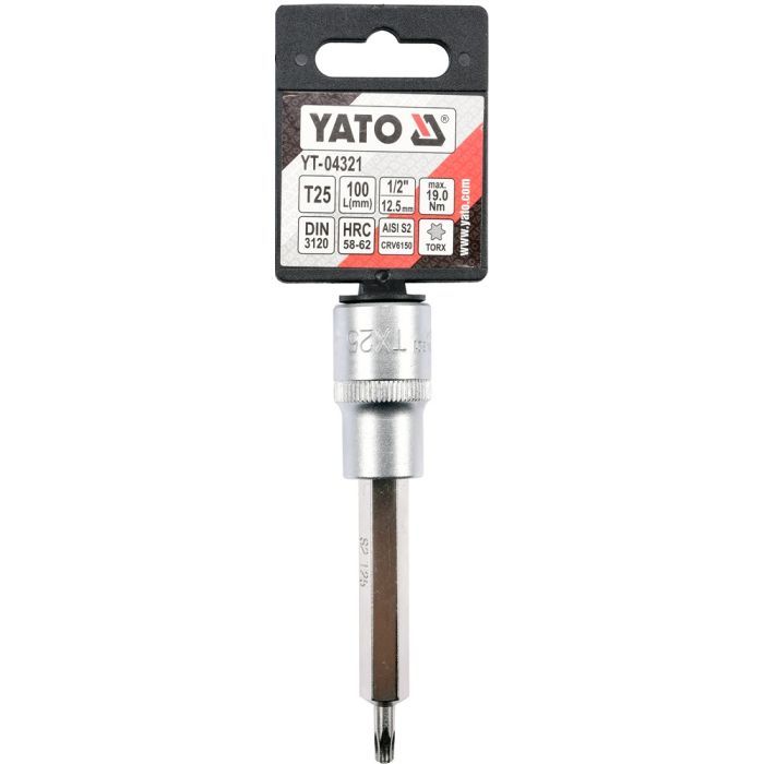 Головка торцевая Yato со вставкой TORX (YT-04325) изображение 2