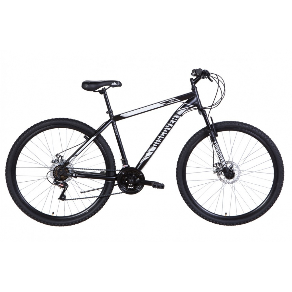 Велосипед Discovery 29" RIDER AM DD рама-19" 2021 Black/White (OPS-DIS-29-113)