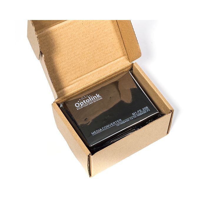 Медиаконвертер Optolink 100M, 20km, SC, RJ45, Tx 1550nm (1M-FE-20B) изображение 3