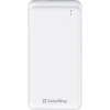 Батарея універсальна ColorWay 10 000 mAh Slim (USB QC3.0 + USB-C Power Delivery 18W) White (CW-PB100LPG3WT-PD) зображення 2