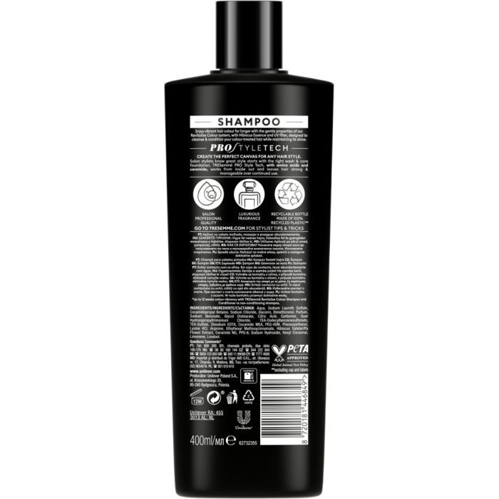 Шампунь Tresemme Colour Revitalise з UV фільтром 400 мл (8720181446849) зображення 2