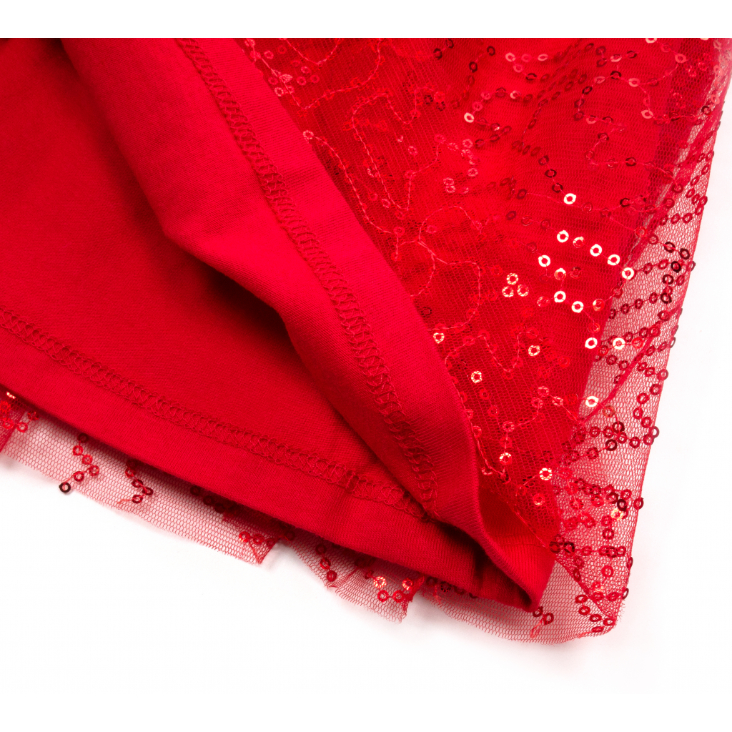 Платье Breeze праздничное с пайетками (12740-140G-red) изображение 4
