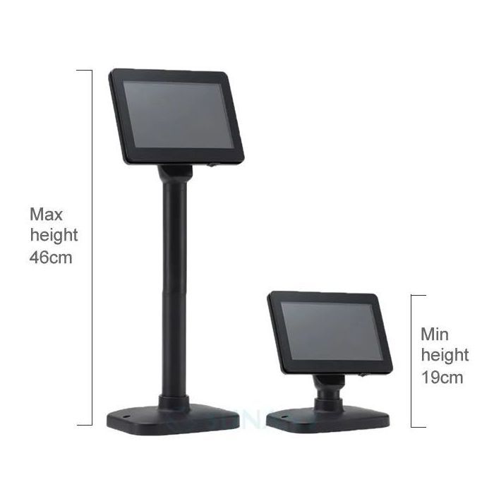 POS-монитор Geos клиента 7", VGA, 800х480 (PD700-I) изображение 4