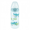 Бутылочка для кормления Nuk First Choice Plus Крокодилы 300 мл Синяя (3952397)