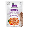 Вологий корм для кішок Brit Care Cat pouch для кошенят 85 г (філе індички в соусі) (8595602540532)