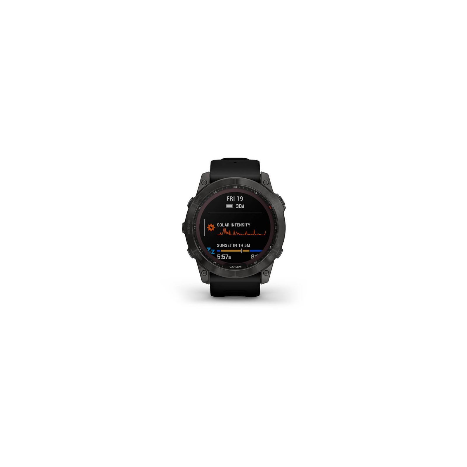 Смарт-часы Garmin fenix 7X Sapph Sol Carbon Gray DLC Ti w/Black, GPS (010-02541-11) изображение 2