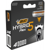 Змінні касети Bic Flex 5 Hybrid 4 шт. (3086123644885) зображення 2