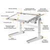 Парта Mealux Ergowood M Multicolor W Energy (BD-800 W/MC Energy) зображення 3