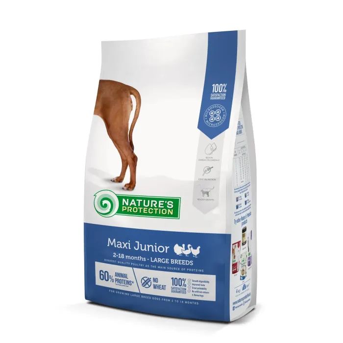 Сухой корм для собак Nature's Protection Maxi Junior Large breeds 12 кг (NPS45729)