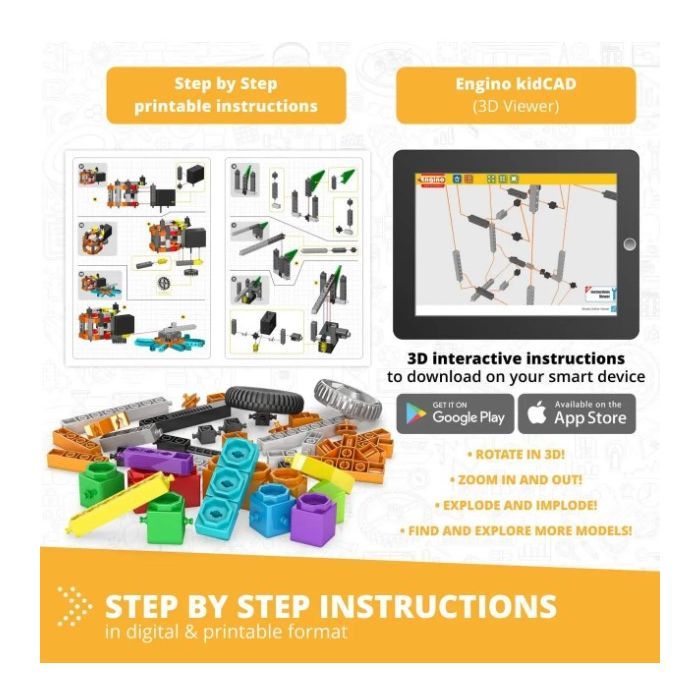 Конструктор Engino STEM & Robotics Mini Set v2 (E20) зображення 4